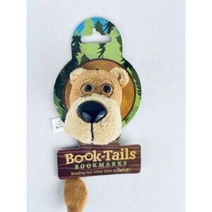Book-Tails Plush Ribbon Brown Bear Bookmark Y2K UK That Company Called If- 96801